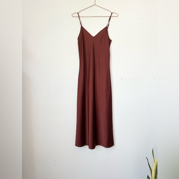 ALLSAINTS | Hera Satin Slip Dress - Picture 1 of 6